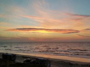 Beach sunset photography